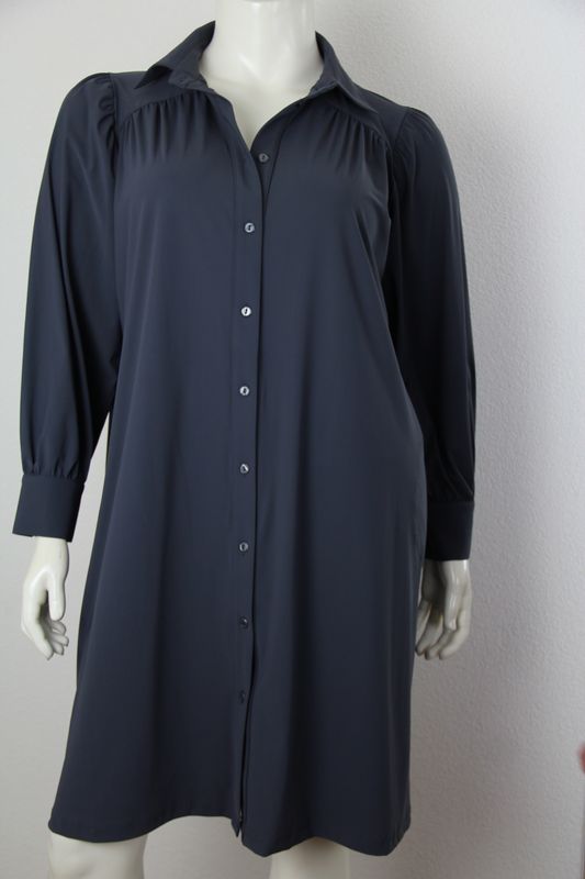 Only-M jurk antraciet Abito066Dg