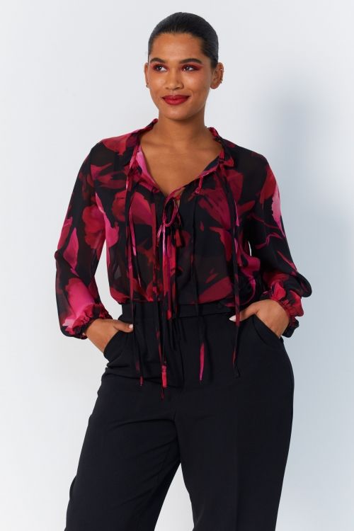 JMP blouse print Caki1123
