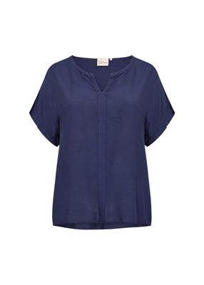 Wasabi blouse blauw Sia1w10023