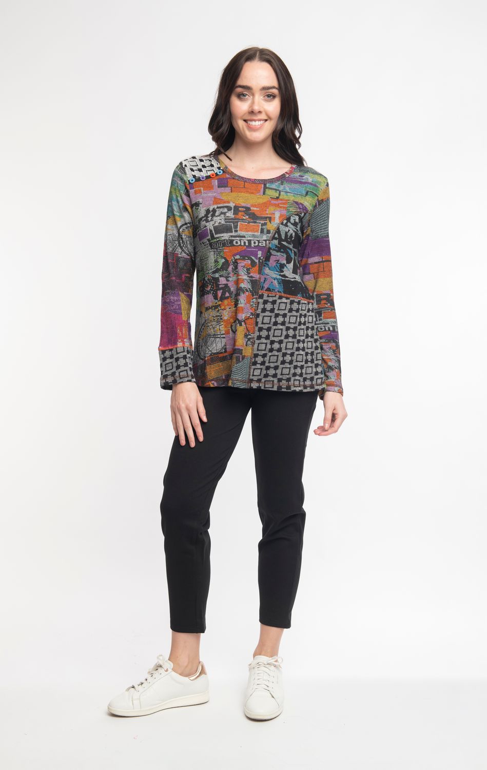 Orientique shirt print 22914mozart