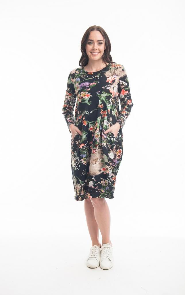 Orientique jurk print 91174
