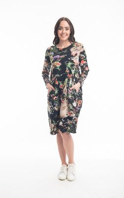 Orientique jurk print 91174
