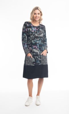 Orientique jurk print 21088mozart2