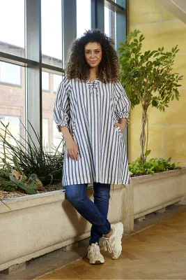 zhenzi tuniek blauw Evyn662