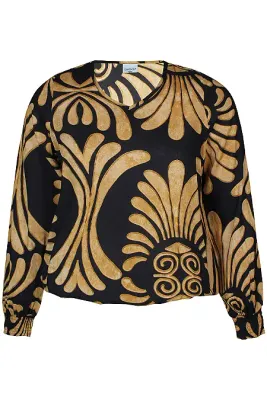 zhenzi blouse zand Eny647