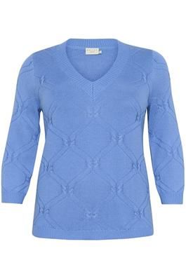 Kaffe Curve trui blauw 10582819