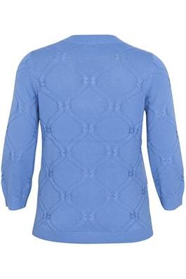 Kaffe Curve trui blauw 10582819