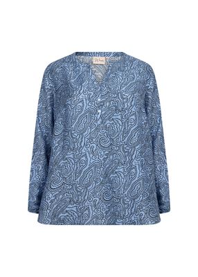 Wasabi blouse blauw W10341amina