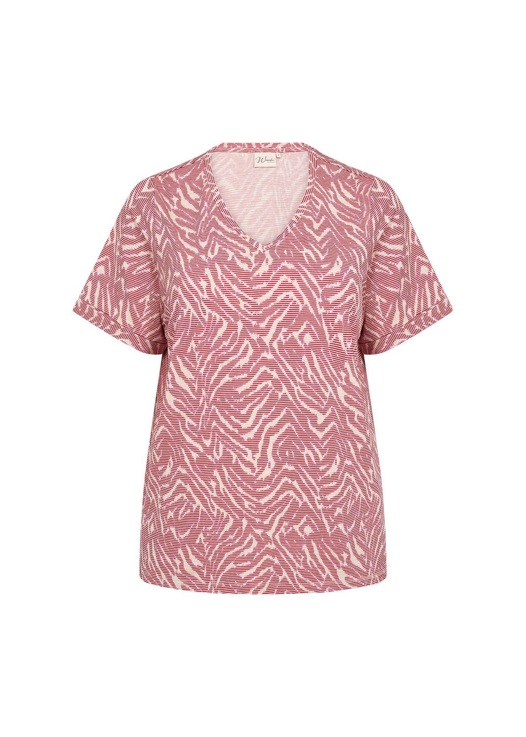 Wasabi shirt rood W20275sarina