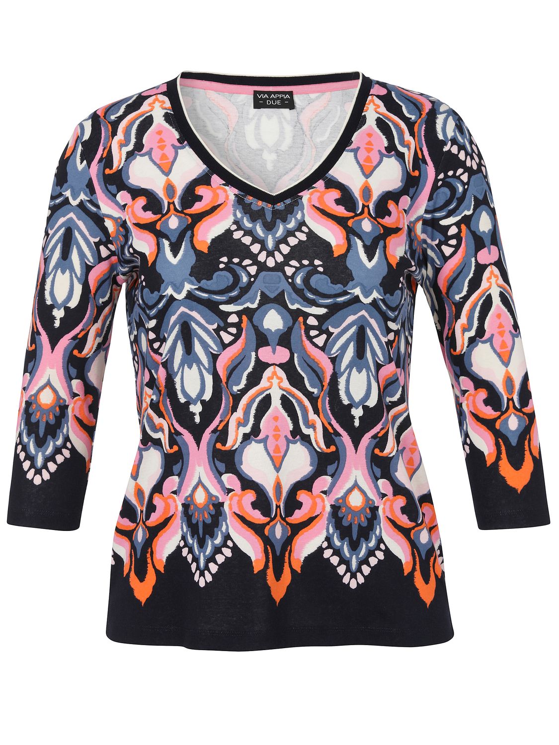 Via Appia Due shirt donkerblauw 25011404