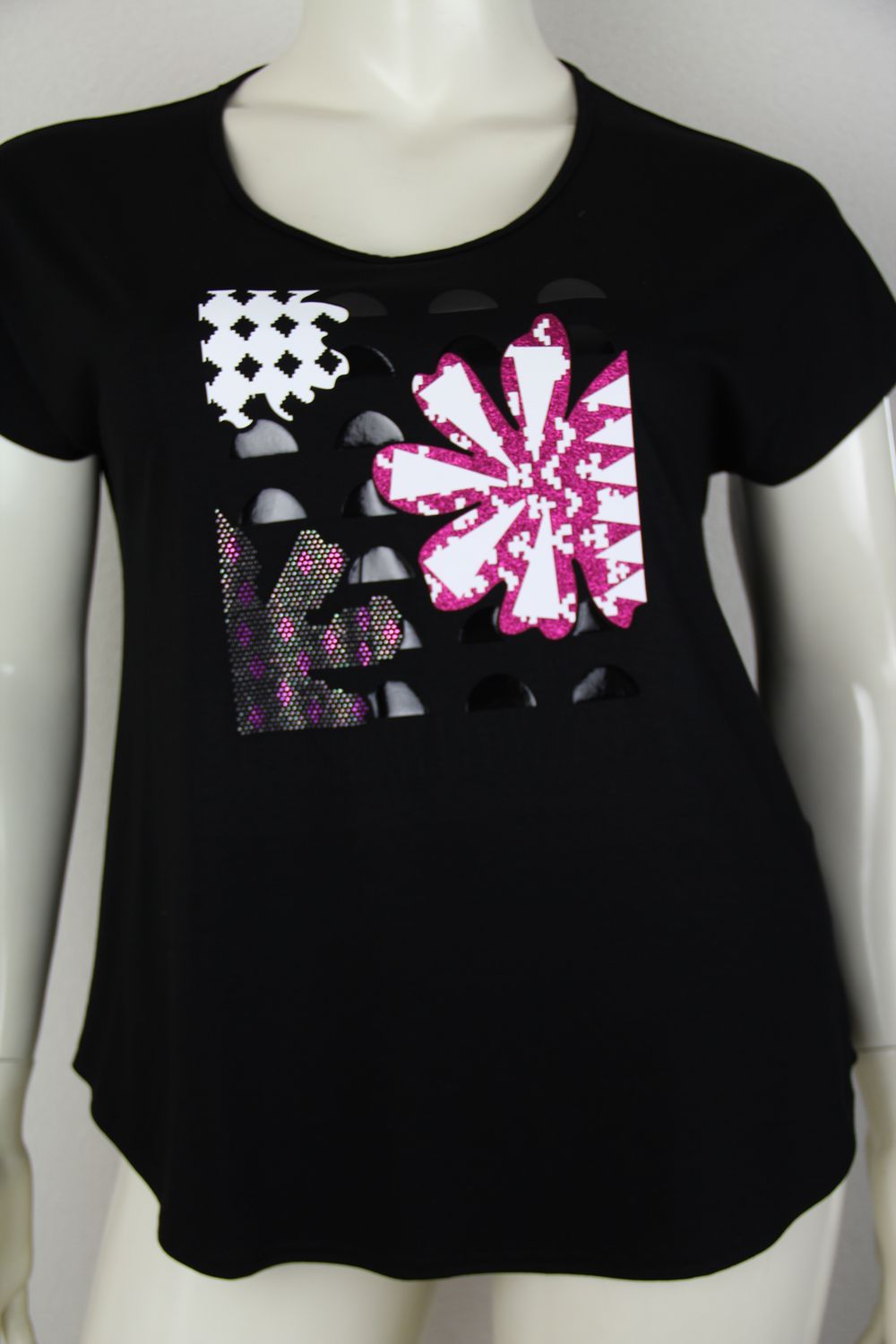 Doris Streich shirt zwart 521270