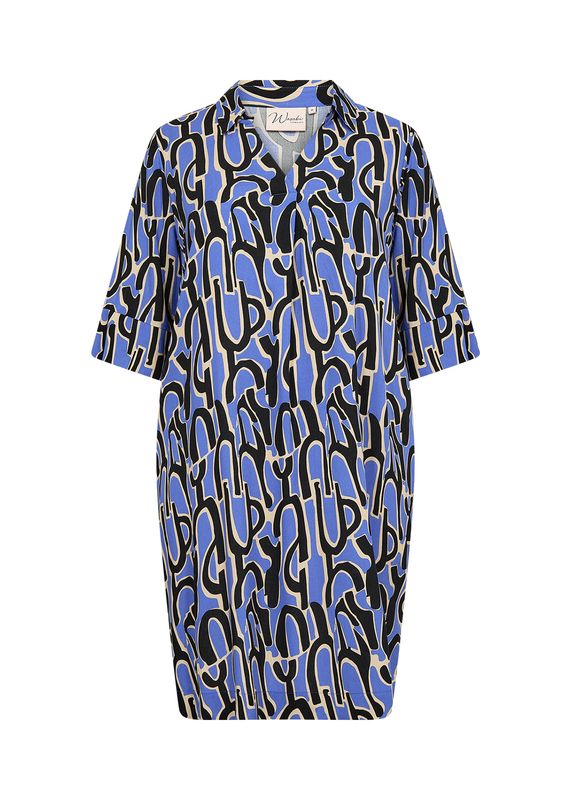 Wasabi jurk print w10365