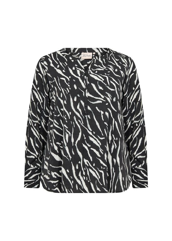 Wasabi blouse print W10357