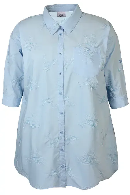 zhenzi shirt blauw Hali763