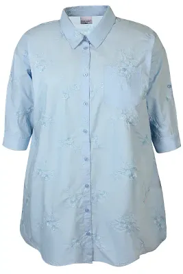 zhenzi shirt blauw Hali763