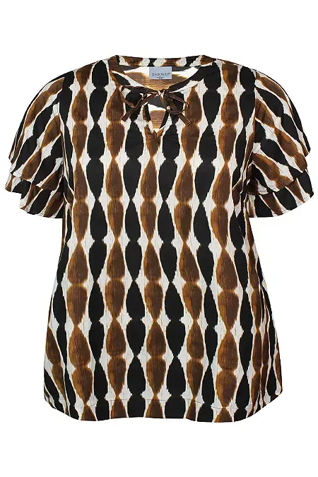 zhenzi blouse zwart Hana764