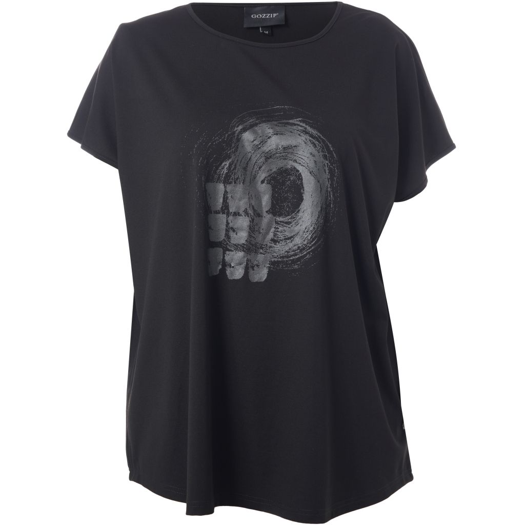 Gozzip shirt zwart G252214