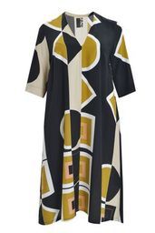 Mat jurk print 8301-7042