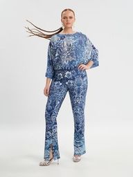 Mat broek print 8301-2082