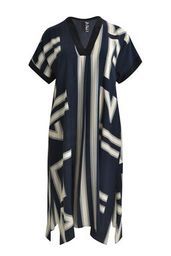Mat jurk print 8301-7043