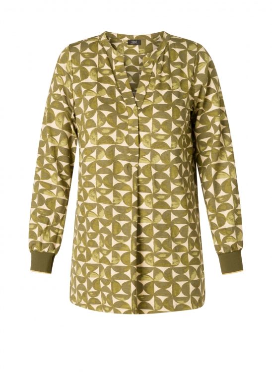 Yesta Vivine Dark Olive/Beige A005300
