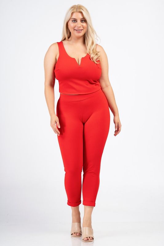 Curviss Broek Rood 2565.41165