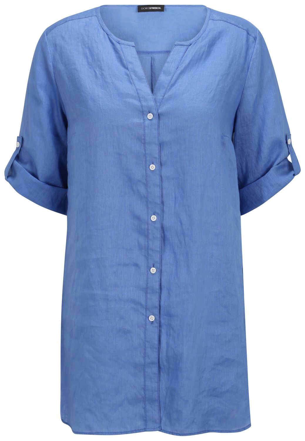 Doris Streich Bluse 1/2 Arm Kobalt 258129