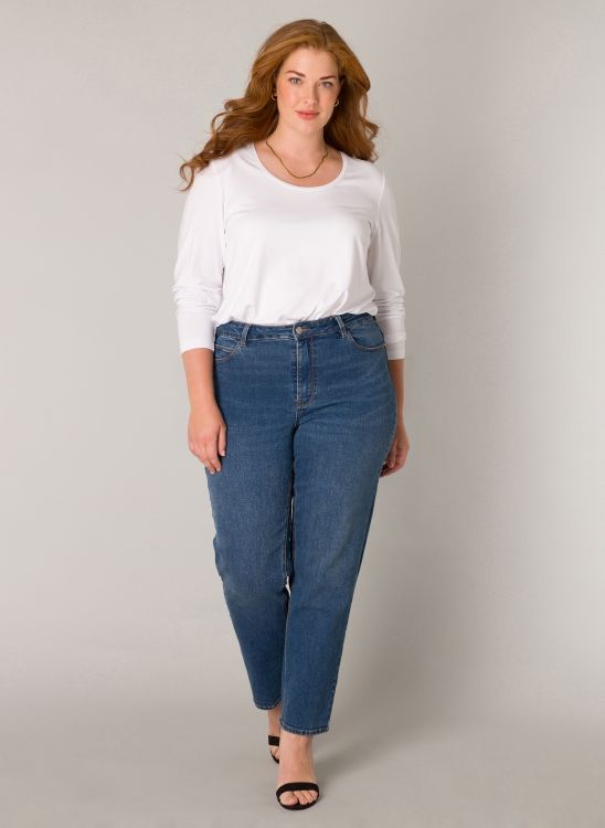 Base Level Curvy Annelia Mid Blue 7000101