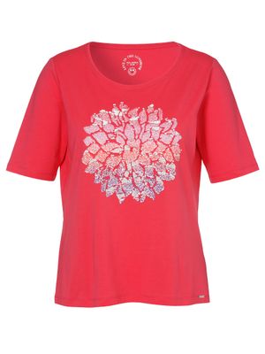 Via Appia Due T-shirt ronde hals roze multicolor 2512478
