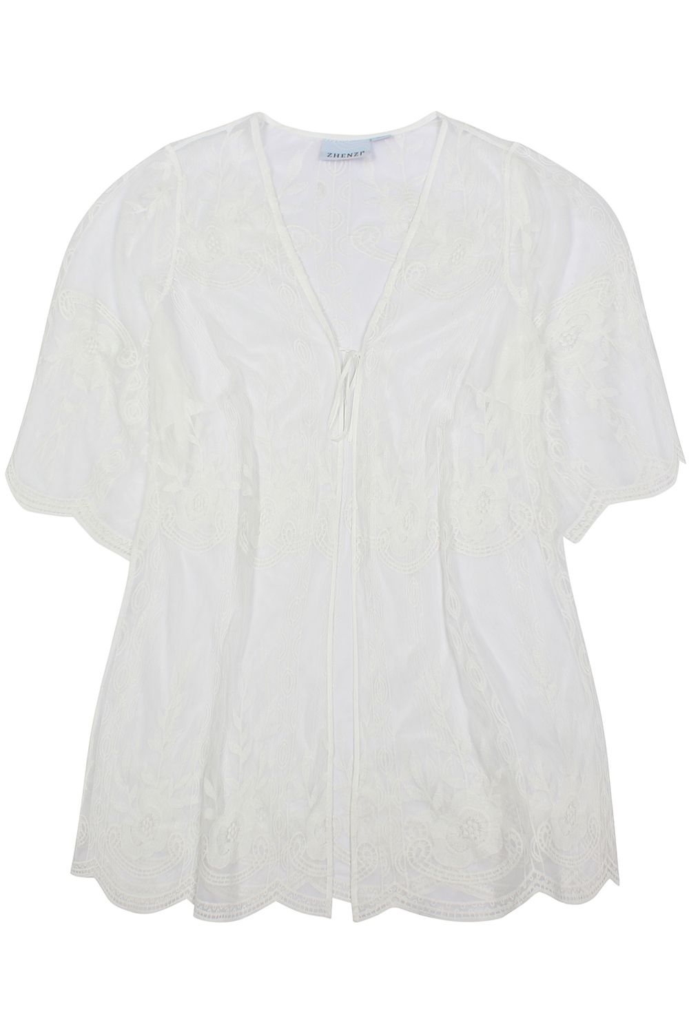 zhenzi Vest Off White ZH-Myrt 866