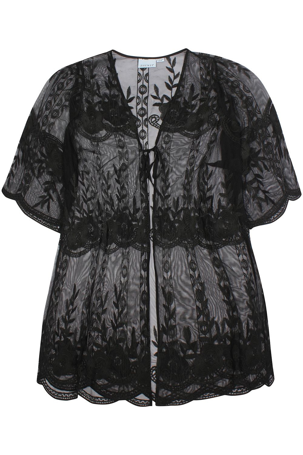 zhenzi Vest zwart ZH-Myrt 866