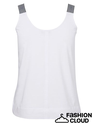 Frapp Top V-hals Wit  Marine 2553451