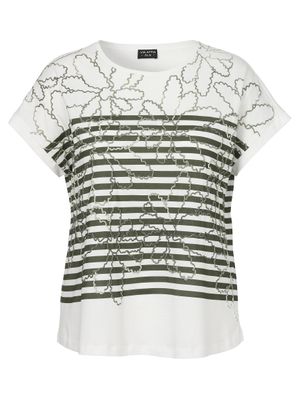 Via Appia Due t-SHIRT RONDE HALS ecru multicolor 2512489