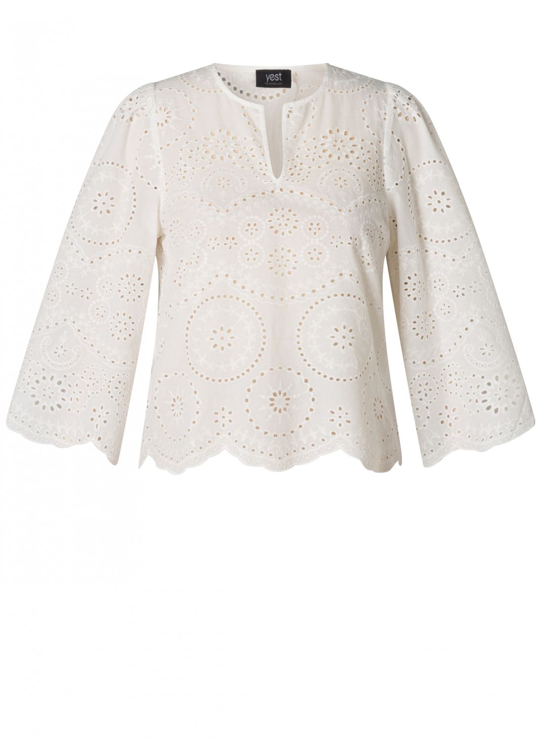 Yesta Een echte zomerfavoriet! Deze blouse White A005617