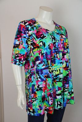 Mona Lisa Shirt lang Print 514 22