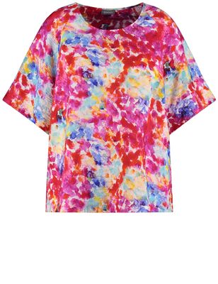 samoon Blouse Aperol print 660643-21149