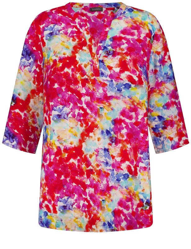 samoon Blouse Aperol print 660644-21149