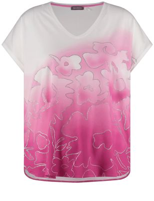 samoon Shirt pink power print 671637-26216