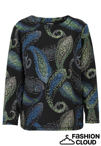 Doris Streich Shirt Blauw print 317217