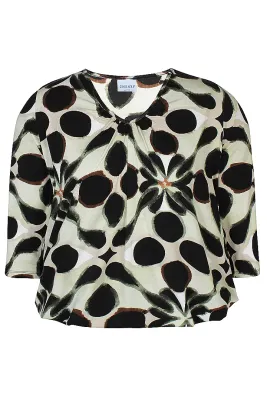 zhenzi ZH-Octa 905 Blouse 3/4 mouw Groen 200905