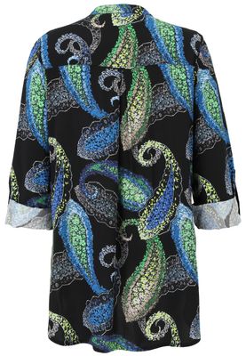 Doris Streich Blouse Blauw print 252218
