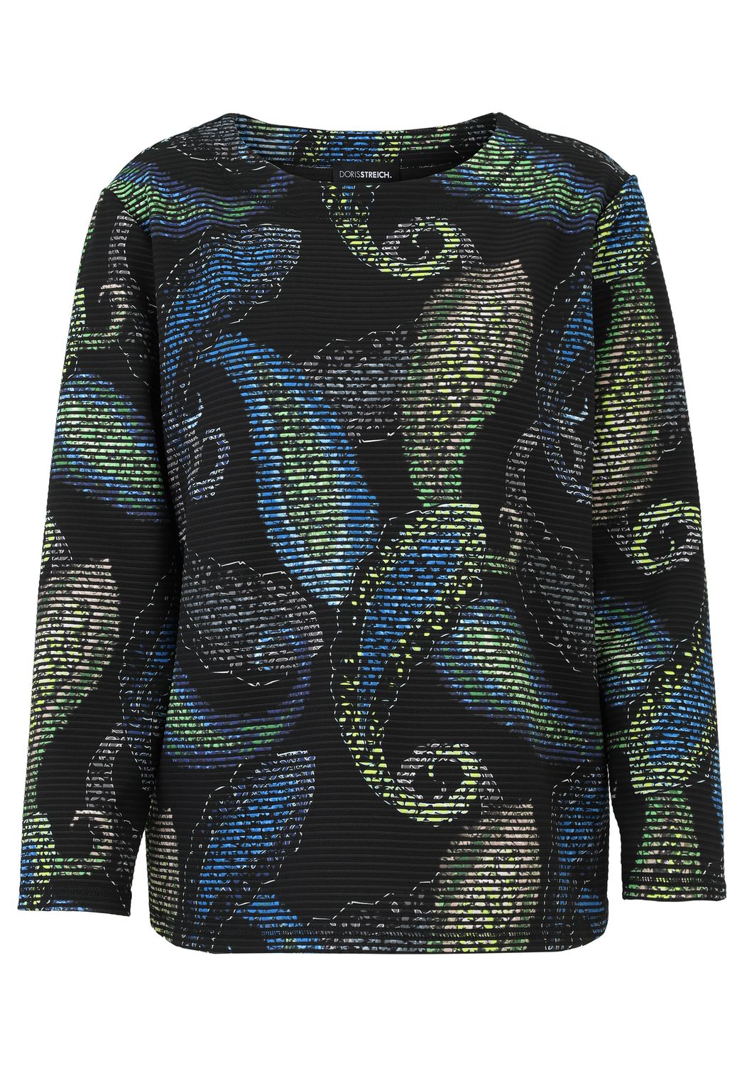 Doris Streich Shirt Blauw print 317217