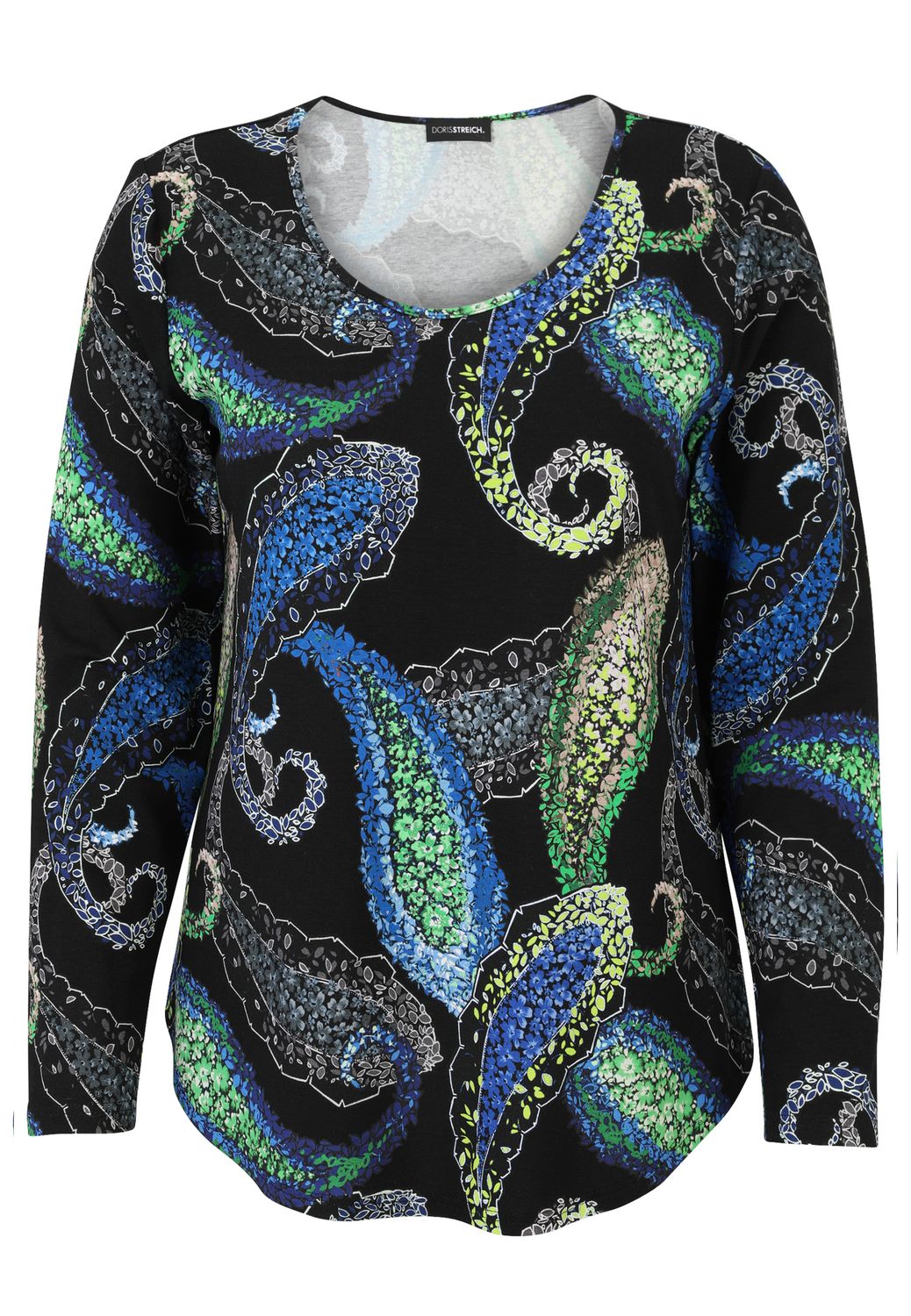 Doris Streich Shirt Blauw print 283216
