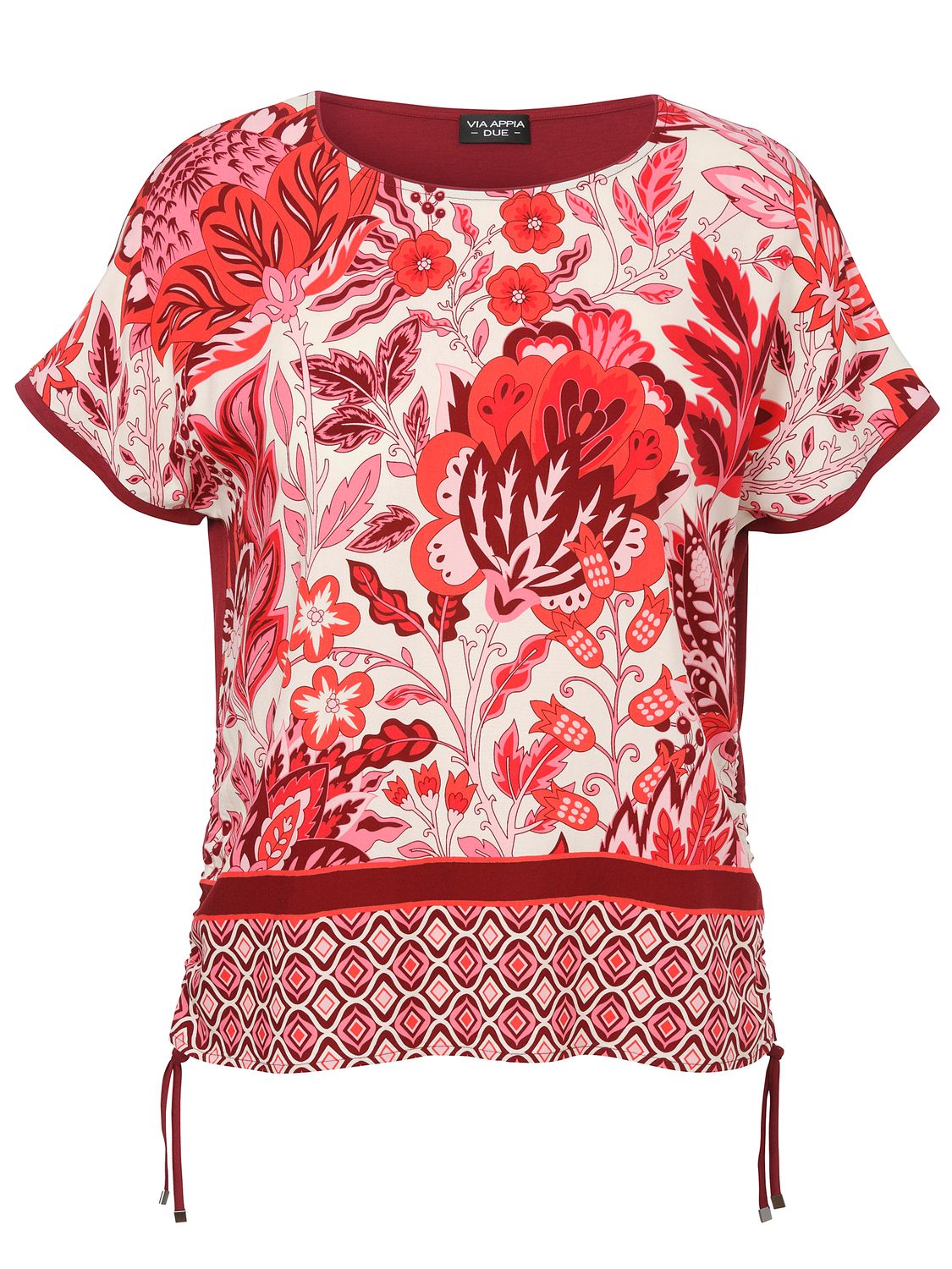 Via Appia Due Blouse ronde hals Navy 2514722