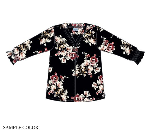 zhenzi Blouse 3/4 mouw Tango Rood Zh-Ozie 936