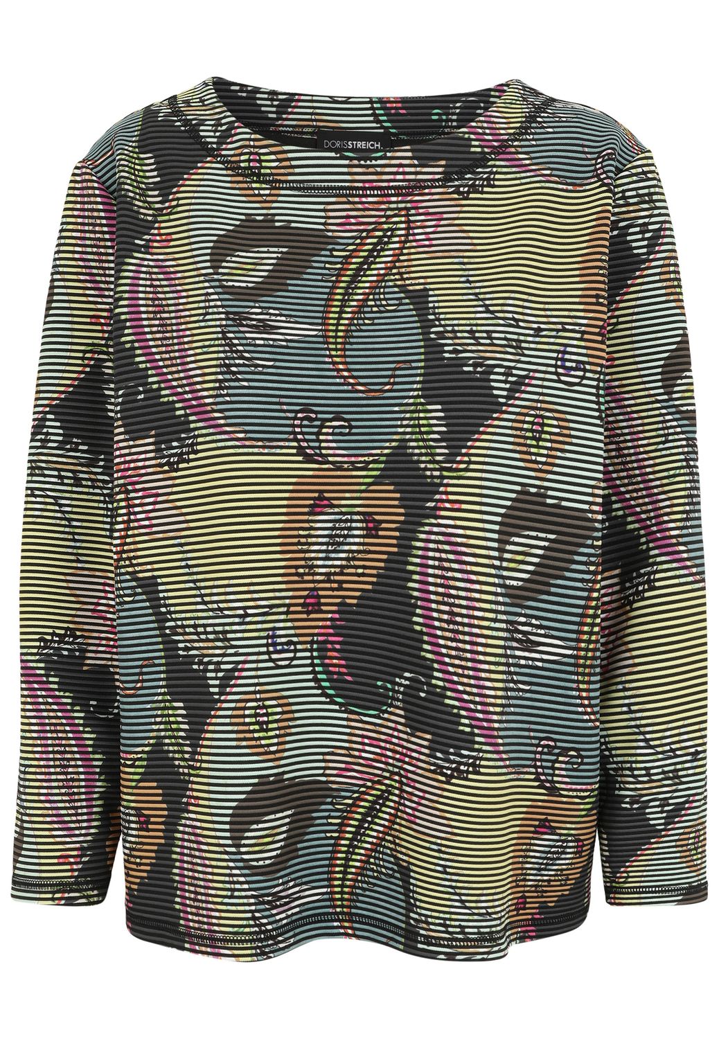 Doris Streich trui Groenprint 317462