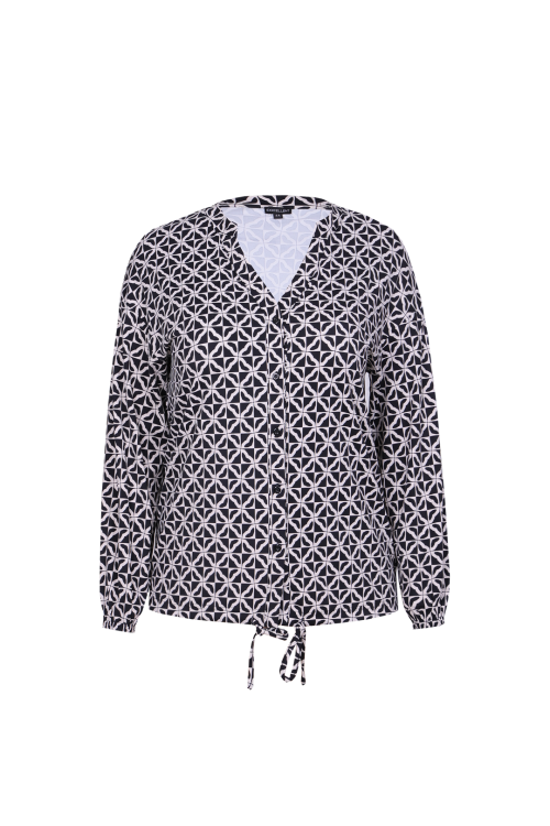 Exxcellent Tori blouse Black/Sand 25NZE16