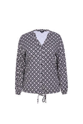 Exxcellent Tori blouse Black/Sand 25NZE16