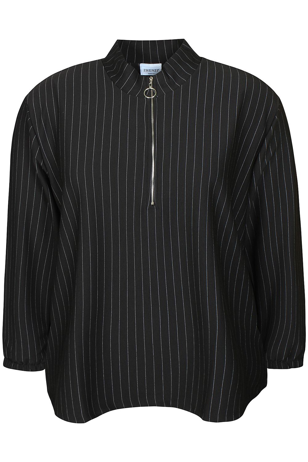 zhenzi Zh-Sama 1031 Blouse Zwart Krijt 201031