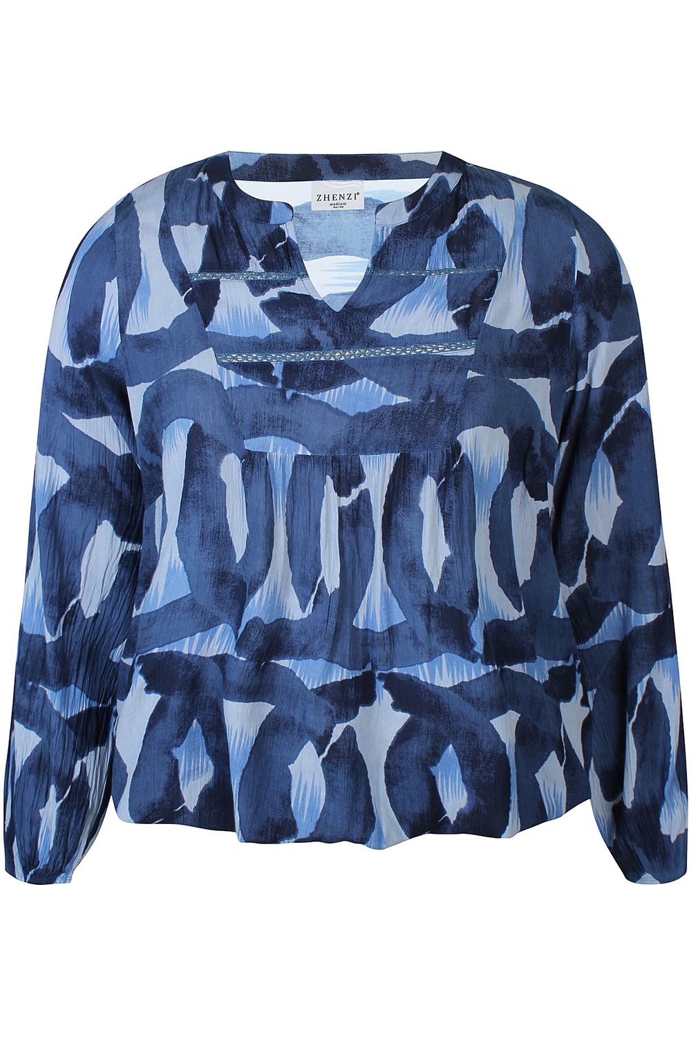 zhenzi Zh-Sini 1058 Lange Mouw Print 201058